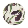 Aubergine & Flowers Medium Pasta Bowl