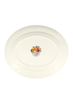 Autumn Flowers Medium Oval Platter