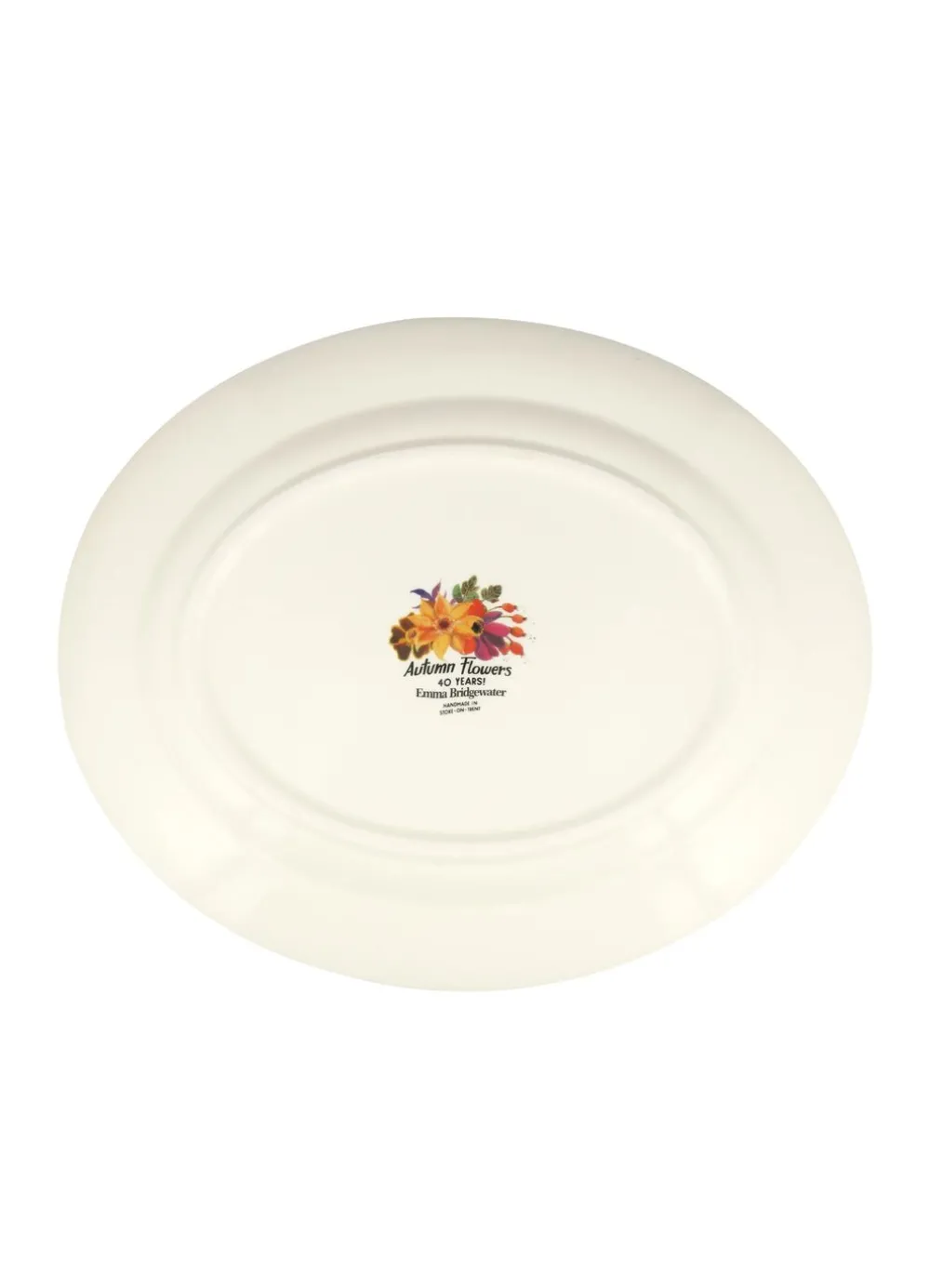 Autumn Flowers Medium Oval Platter
