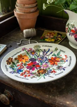 Autumn Flowers Medium Oval Platter