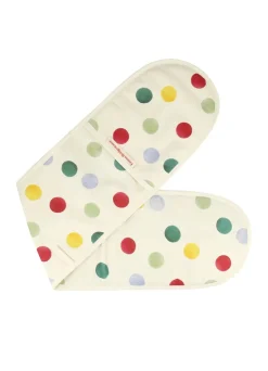 Big Polka Dot Double Oven Glove & Tea Towel Set