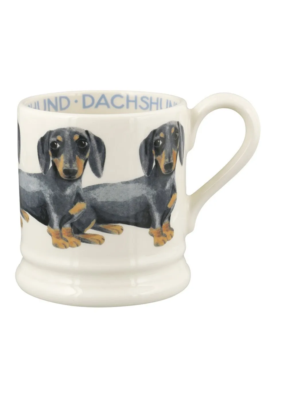 Black & Tan Dachshund 1/2 Pint Mug