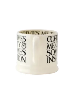 Black Toast All Over Small Mug