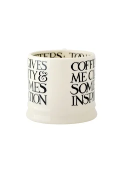 Black Toast All Over Small Mug