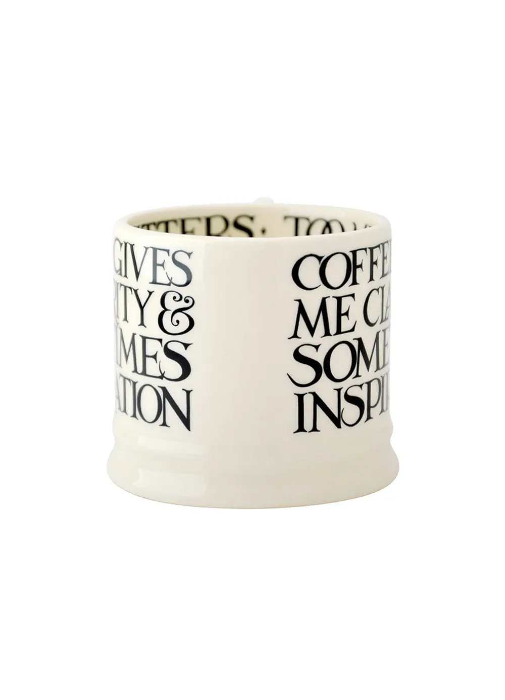 Black Toast All Over Small Mug