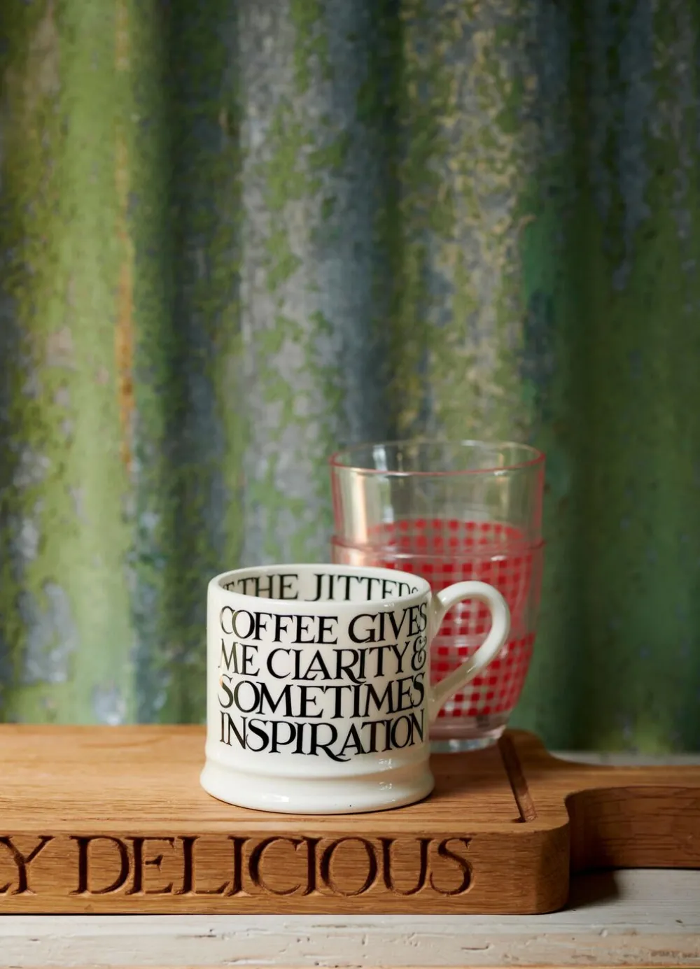 Black Toast All Over Small Mug