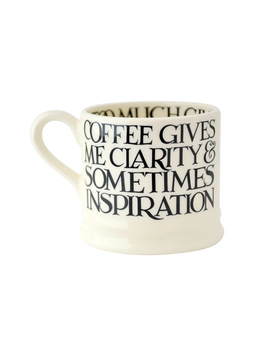 Black Toast All Over Small Mug