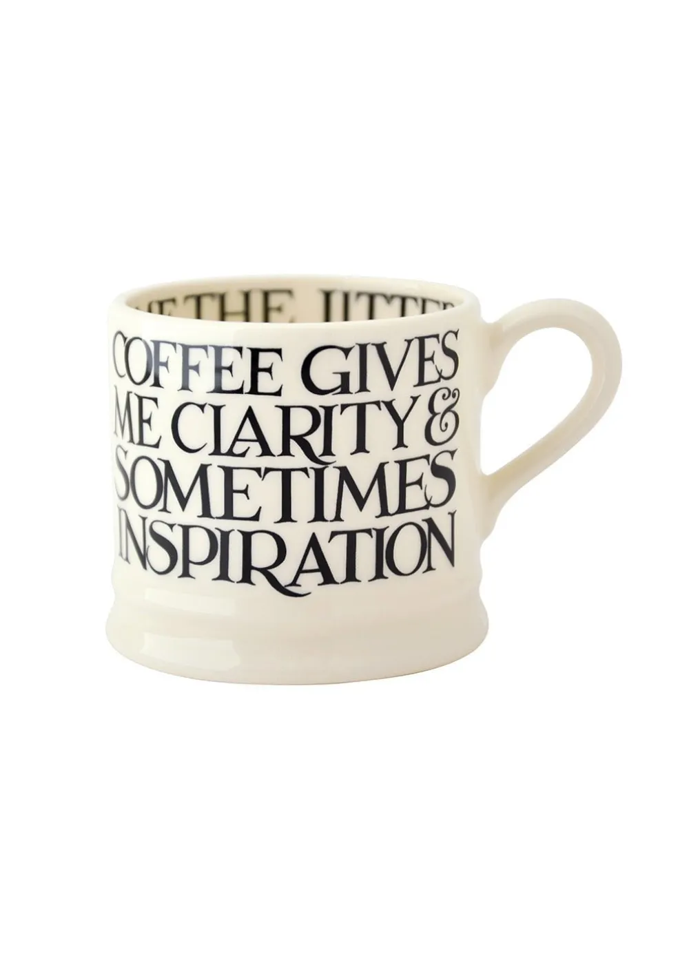 Black Toast All Over Small Mug
