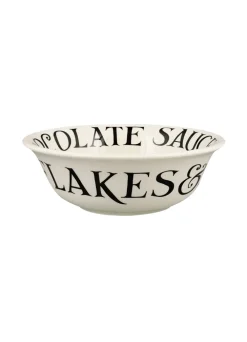 Black Toast Cereal Bowl