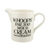 Black Toast Cream Medium Straight Jug