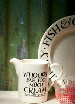Black Toast Cream Medium Straight Jug