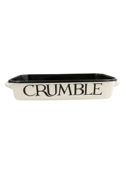 Black Toast Enamel Roasting Dish with Handles 38cm