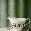 Black Toast Gravy Jug & Stand
