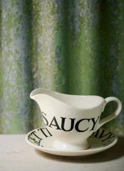 Black Toast Gravy Jug & Stand