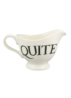 Black Toast Gravy Jug & Stand
