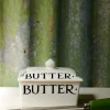 Black Toast Half a Pound Small Butter Dish
