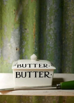 Black Toast Half a Pound Small Butter Dish