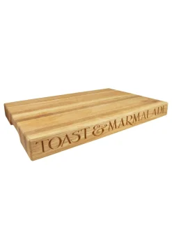 Black Toast Large Wooden Chopping Board