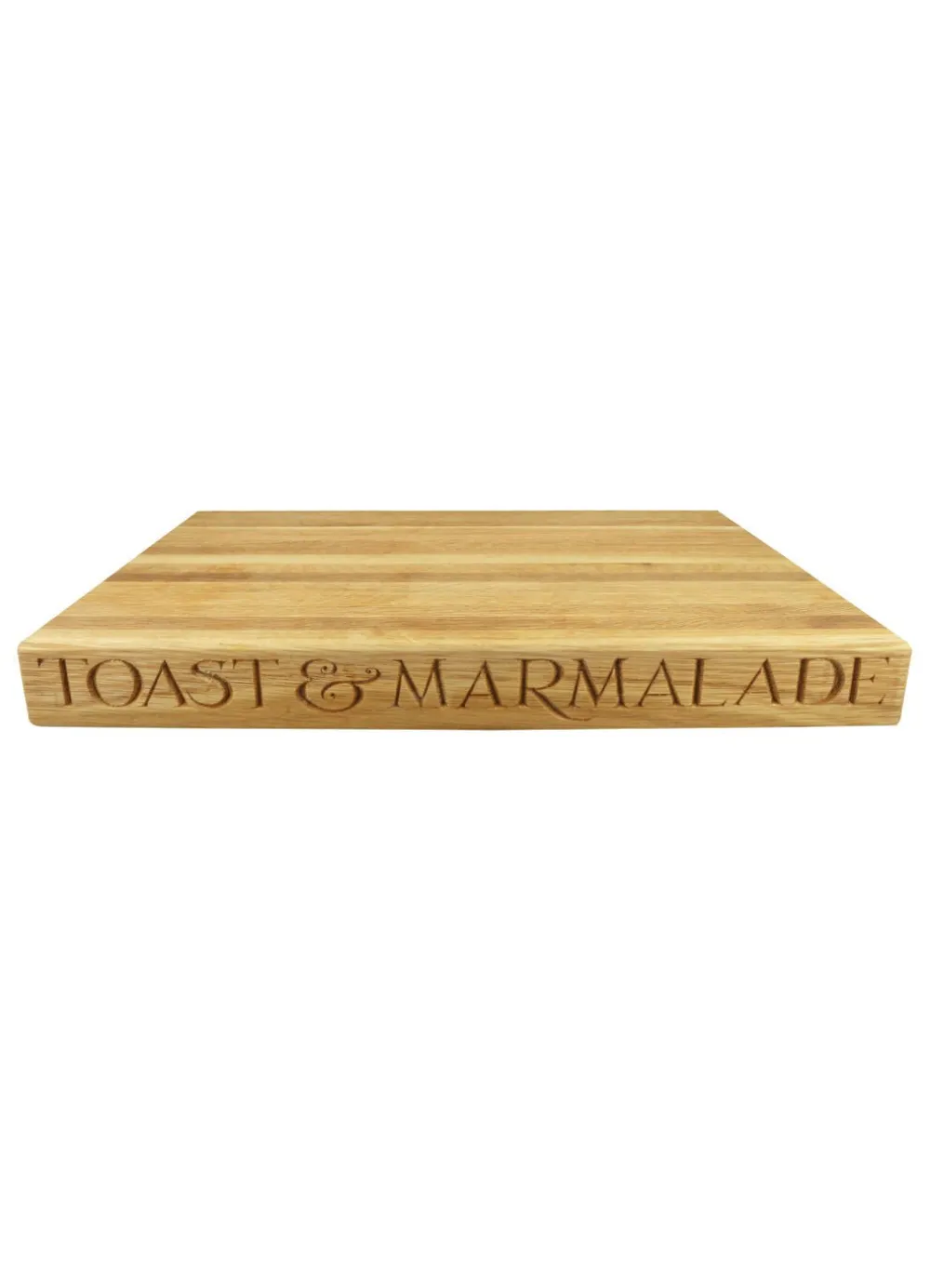 Black Toast Large Wooden Chopping Board
