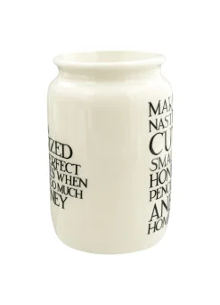Black Toast Marigolds & Nasturtiums Large Jam Jar