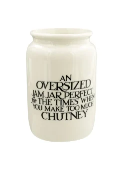 Black Toast Marigolds & Nasturtiums Large Jam Jar