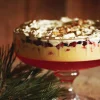 Black Toast Medium Crystal Glass Trifle Bowl