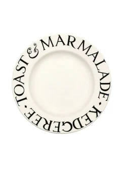 Black Toast Medium Dinner Plate, 8.5 Inch