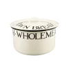 Black Toast Medium Enamel Bread Bin