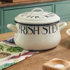 Black Toast Medium Enamel Cooking Pot