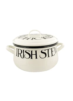Black Toast Medium Enamel Cooking Pot