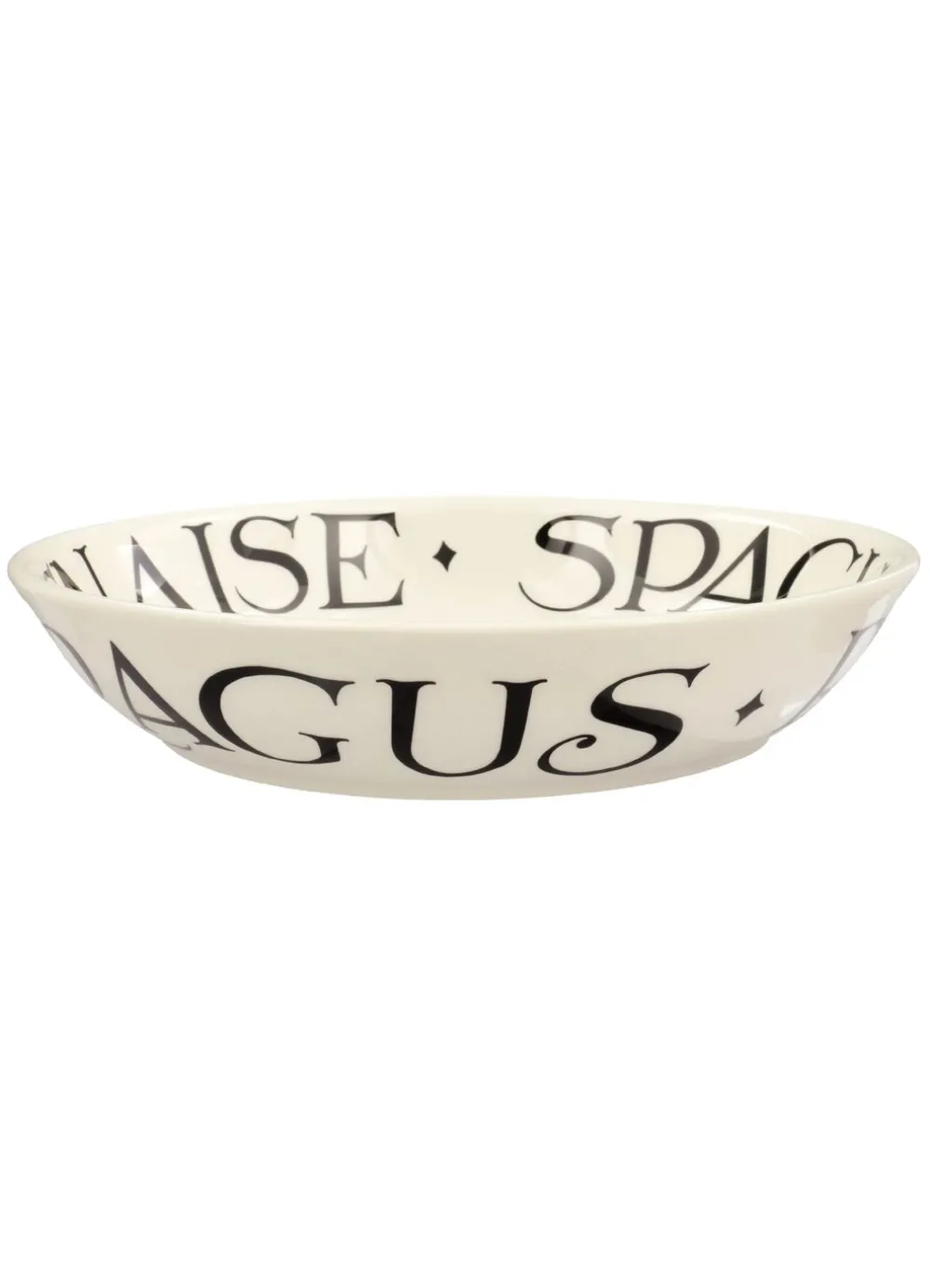 Black Toast Medium Pasta Bowl