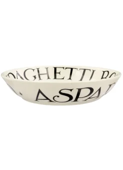 Black Toast Medium Pasta Bowl
