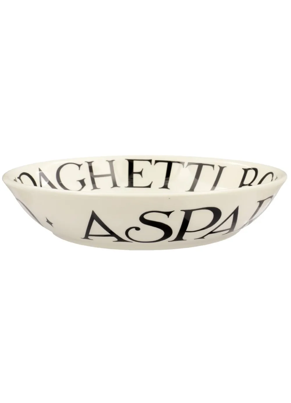 Black Toast Medium Pasta Bowl