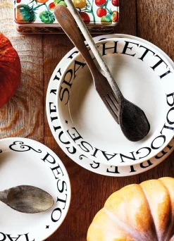 Black Toast Medium Pasta Bowl
