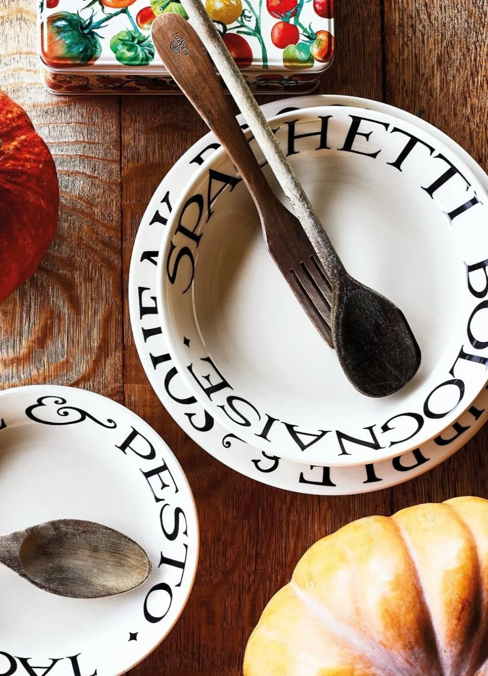 Black Toast Medium Pasta Bowl