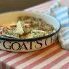 Black Toast Medium Summer Enamel Pie Dish