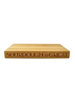 Black Toast Medium Wooden Chopping Board