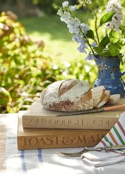 Black Toast Medium Wooden Chopping Board