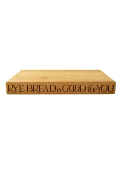 Black Toast Medium Wooden Chopping Board