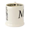 Black Toast 'Mr & Mrs' Set of 2 1/2 Pint Mugs Boxed