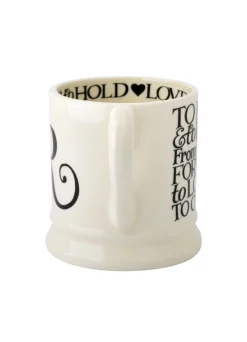Black Toast 'Mr & Mrs' Set of 2 1/2 Pint Mugs Boxed