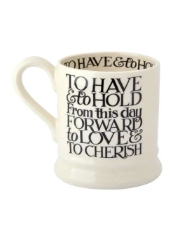 Black Toast 'Mr & Mrs' Set of 2 1/2 Pint Mugs Boxed