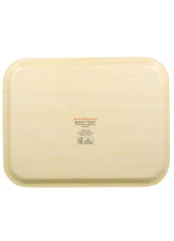 Black Toast Rectangular Birch Tray