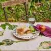 Black Toast Roast Chicken Large Dinner Plate, 10.5 Inch