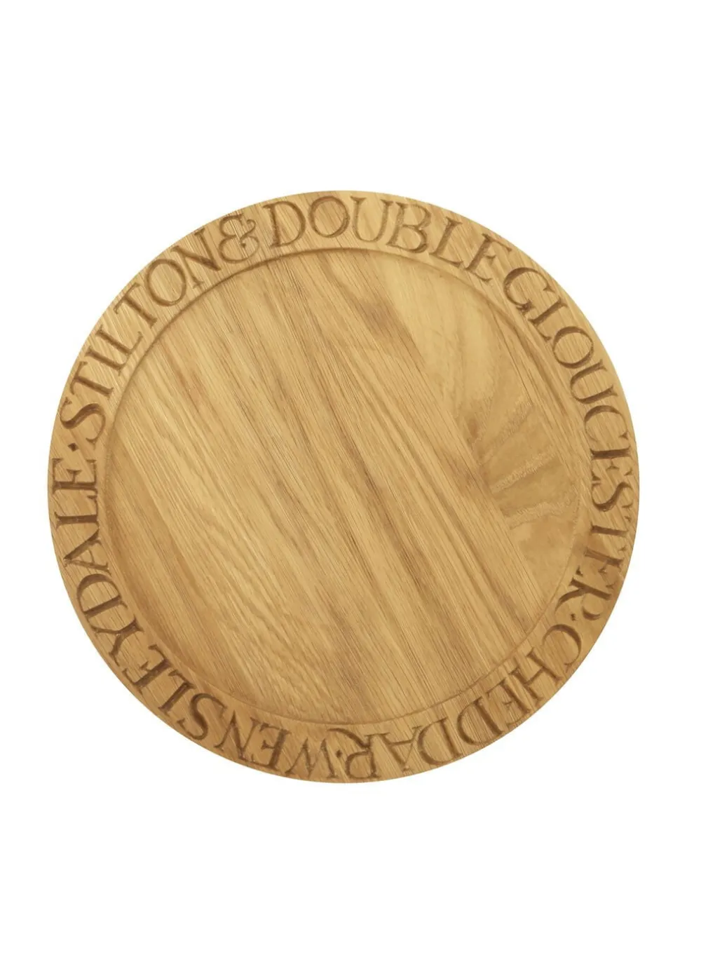 Black Toast Round Wooden Cheese Board