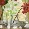 Black Toast Small Crystal Glass Vase