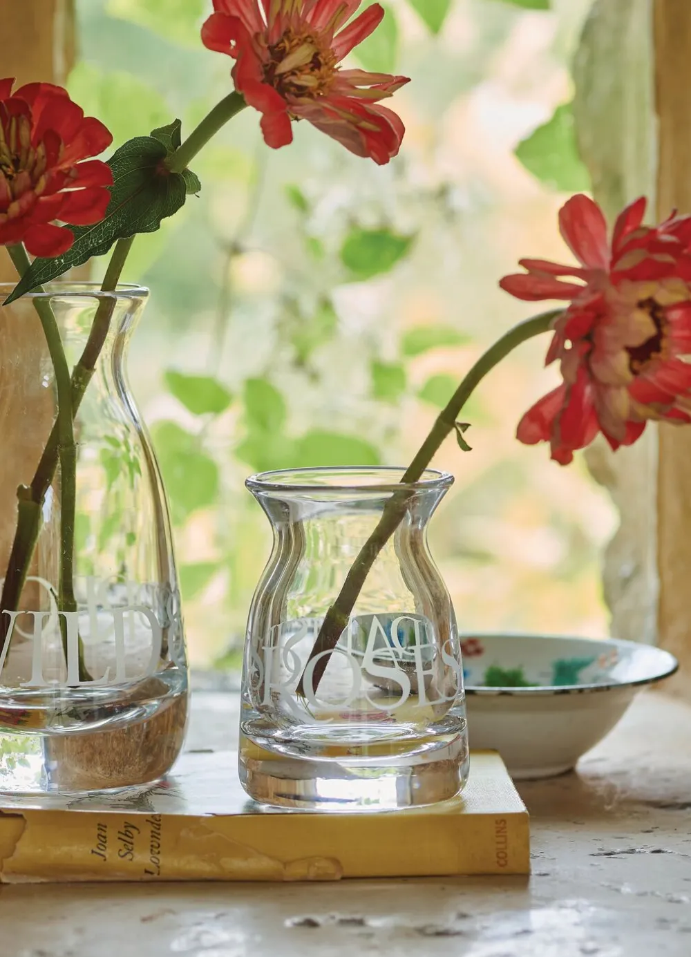 Black Toast Small Crystal Glass Vase