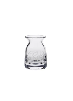 Black Toast Small Crystal Glass Vase