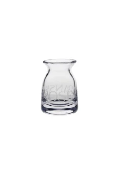 Black Toast Small Crystal Glass Vase