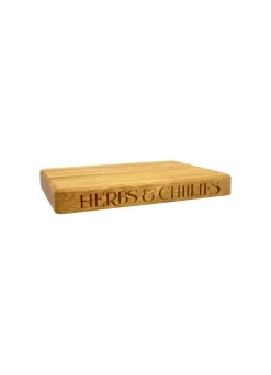 Black Toast Small Wooden Chopping Board